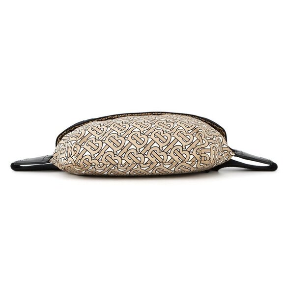 BURBERRY TBMonogram Waist Bag Nylon Beige/Black - Picture 15 of 16